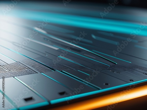 Cutting Edge Innovation A Futuristic Close Up of an Innovative Product. AI Generated.
