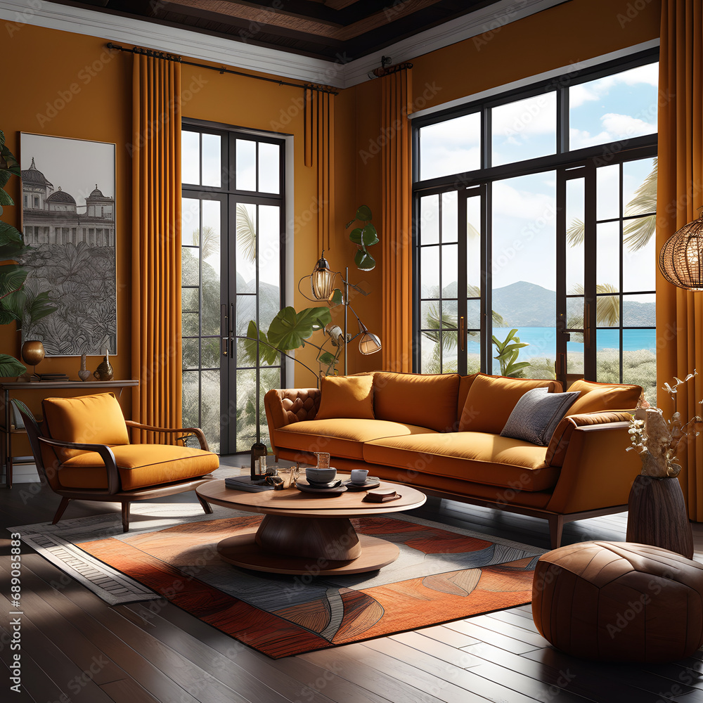 interiors of home, AI-generatet