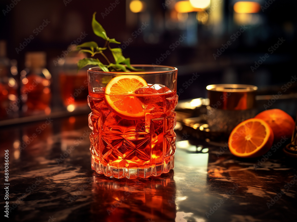 A captivating image featuring the iconic Cocktail Scorpio. AI Generation. A captivating image featuring the iconic Cocktail Scorpio. AI Generation.