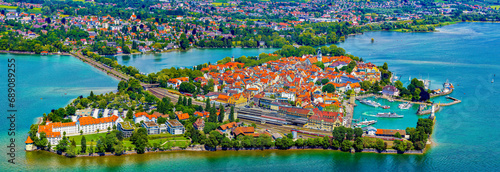 Lindau am Bodensee von oben - Luftbildfotografie