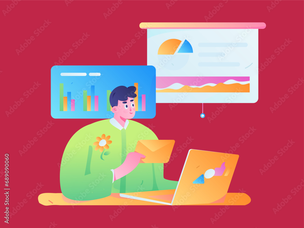 Business People Flat Vector Concept Operation Hand Drawn Illustration
Business People Flat Vector Concept Operation Hand Drawn Illustration