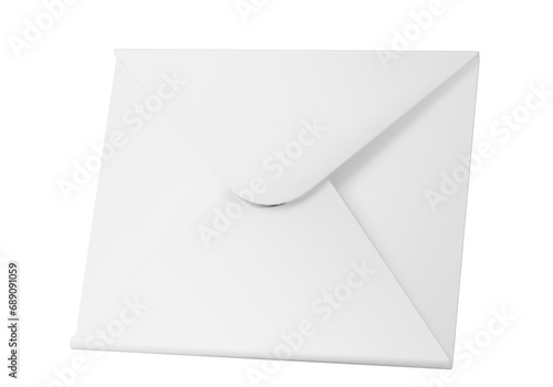 3D mail envelope or letter icon with notification new message isolated on pink pastel background. 3d envelope email letter contact with bubble unread. mail message concept .3d render illustration.