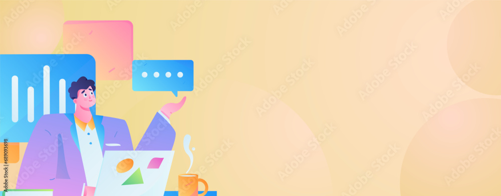 Business People Flat Vector Concept Operation Hand Drawn Illustration
Business People Flat Vector Concept Operation Hand Drawn Illustration