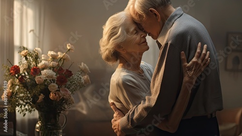 Visuals portraying couples growing old together, milestones, and shared history, highlighting the strength and depth of long-term bonds