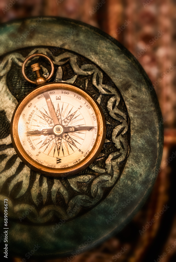 Vintage Navigation Compass