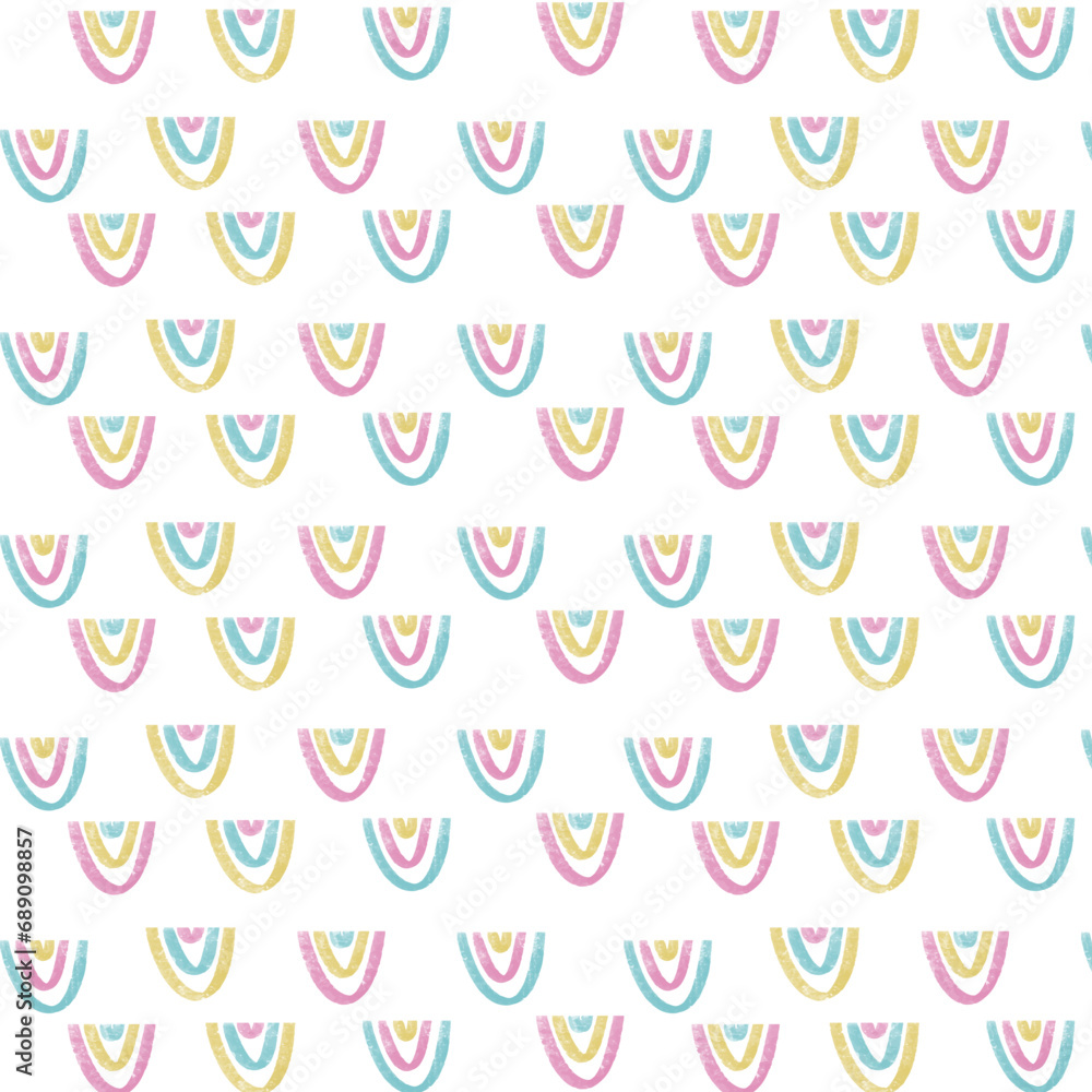 Vector handdrawn illustration. Pattern mermaid. Vector handdrawn illustration. Pattern mermaid.