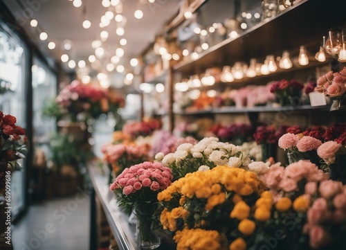 flower shop and colorful fresh flowers  © abu