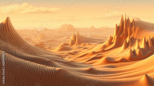 the undulating shapes and textures of sand dunes, evoking a sense of wonder and curiosity