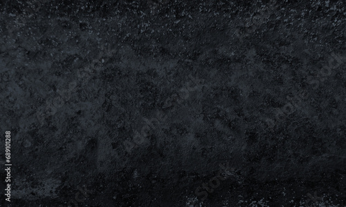 Dark blue grunge background. Closeup wall texture. Black grunge banner with copy space for your design