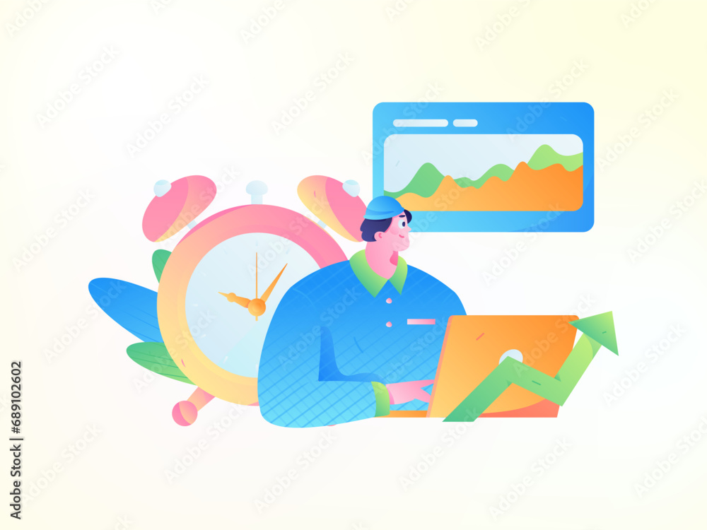 Business People Flat Vector Concept Operation Hand Drawn Illustration
Business People Flat Vector Concept Operation Hand Drawn Illustration