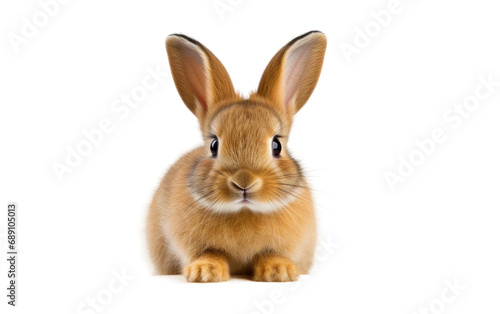 Adorable Bunny On Transparent PNG