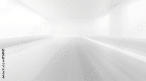 Ethereal White Room: Abstract Blur Background with Soft Focus - Modern Interior Design Concept for Serene and Minimalist Spaces, Perfect for Artistic Ambiance and Tranquil Atmosphere.