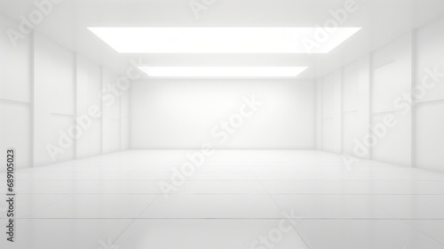 Ethereal White Room  Abstract Blur Background with Soft Focus - Modern Interior Design Concept for Serene and Minimalist Spaces  Perfect for Artistic Ambiance and Tranquil Atmosphere.