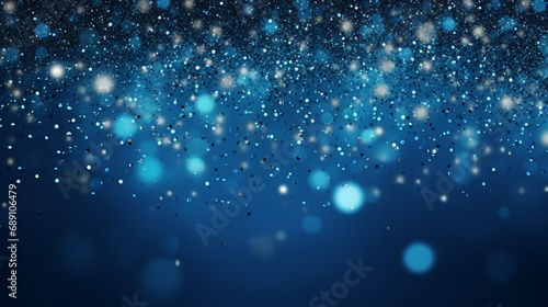 Elegant Blue Glitter Background: Modern Abstract Design with Bright Sparkles - Stylish Illustration for Luxury Celebrations and Festive Decorative Art.