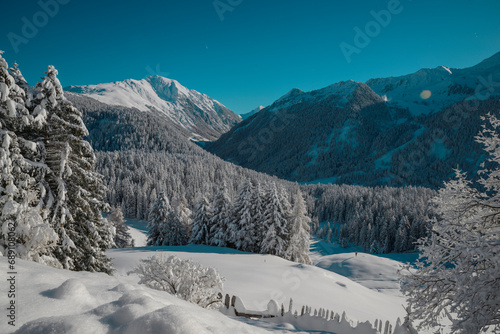 Winterlandschaft in den Tiroler Bergen