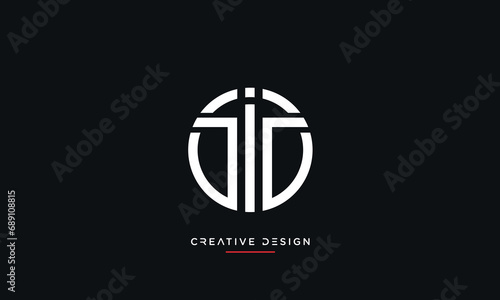 TI or IT Alphabet letters initial logo monogram