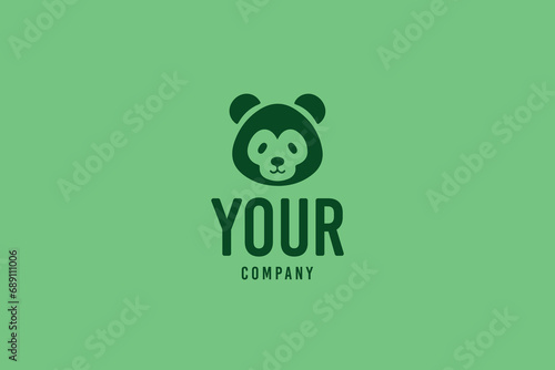 Panda Vector Style Logo photo