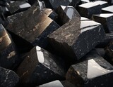 Professional background with expensive black mountain granite and marble.