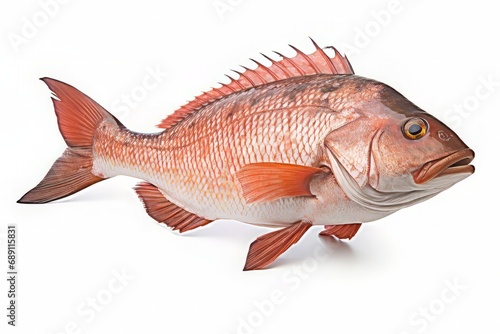 Red snapper isolated on a white background
