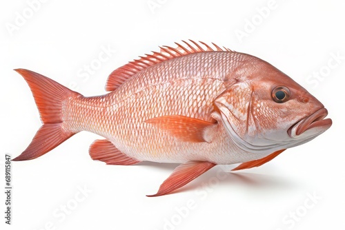 Red snapper isolated on a white background