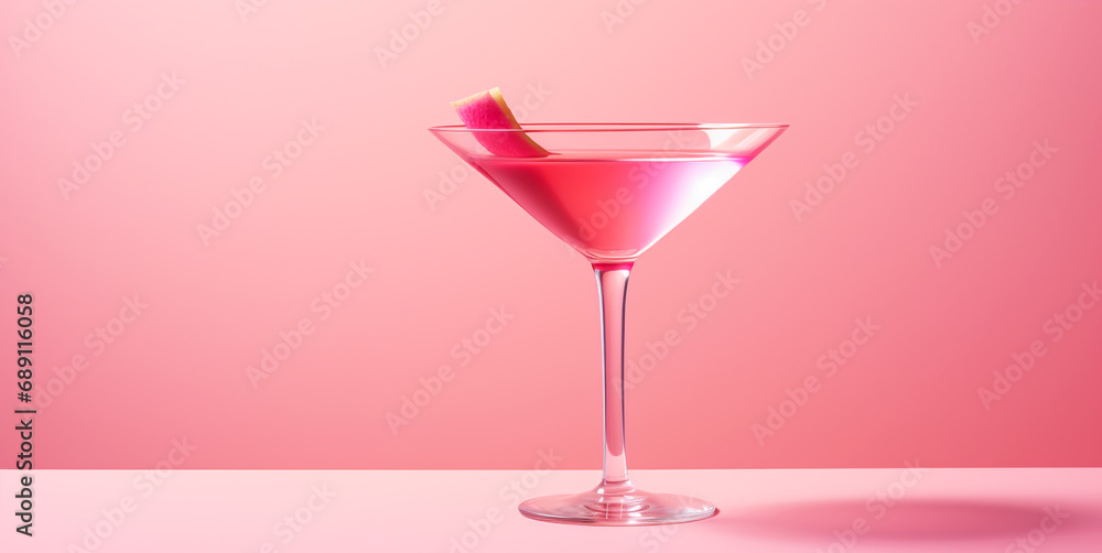 selection of cocktails. Cooler beverage at nightclub on pink pastel background. selection of cocktails. Cooler beverage at nightclub on pink pastel background.