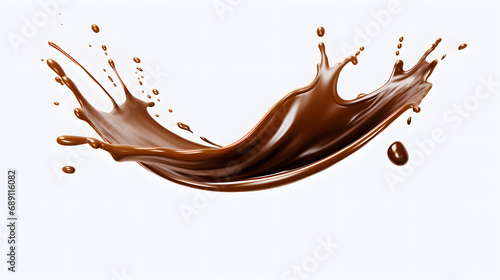chocolate syrup splash AI generative