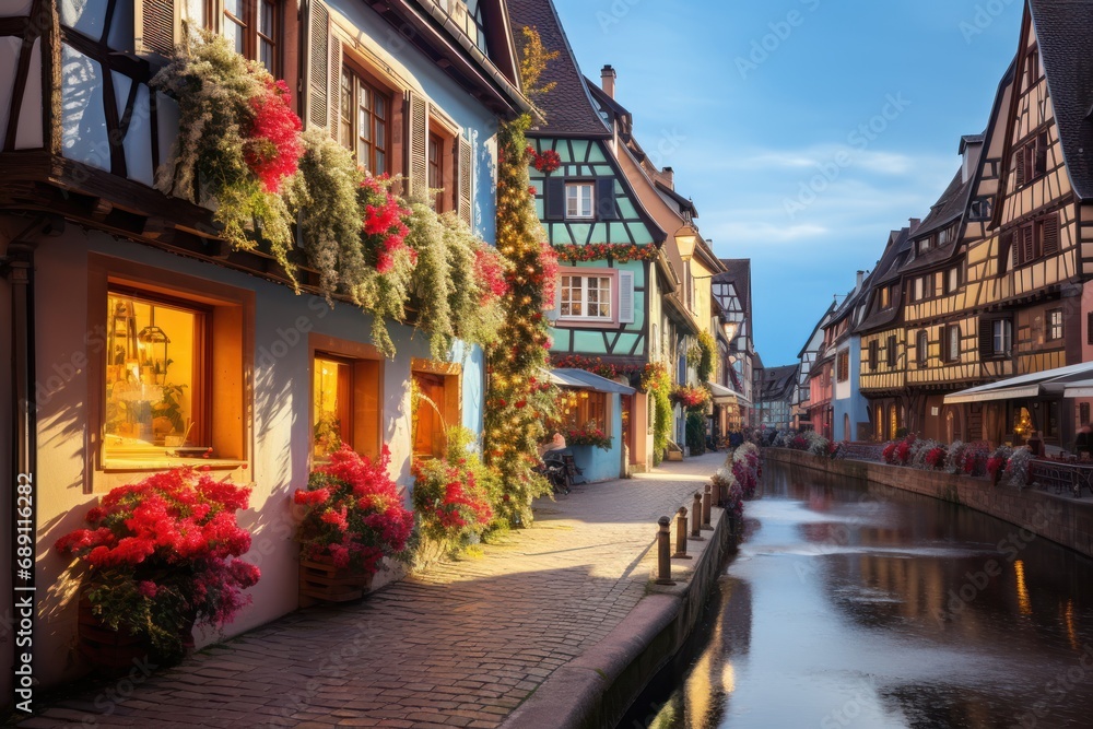 Old town of Colmar, Alsace,