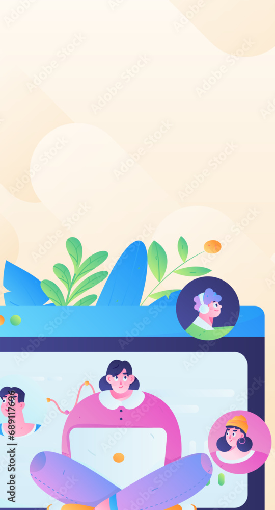 Business People Flat Vector Concept Operation Hand Drawn Illustration
Business People Flat Vector Concept Operation Hand Drawn Illustration
