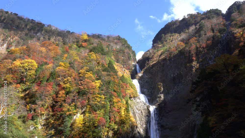 Japan’s tallest waterfalls. Shomyo Falls and Hannoki Falls in the Northern Japanese Alps. “Shomyo Falls” flows 3 tons of water every second. “Hannoki Falls” run-down drop of over 500 meters. Japan’s tallest waterfalls. Shomyo Falls and Hannoki Falls in the Northern Japanese Alps. “Shomyo Falls” flows 3 tons of water every second. “Hannoki Falls” run-down drop of over 500 meters.