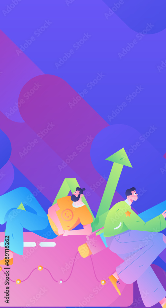 Business People Flat Vector Concept Operation Hand Drawn Illustration
Business People Flat Vector Concept Operation Hand Drawn Illustration
