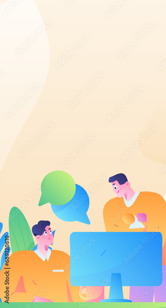 Business People Flat Vector Concept Operation Hand Drawn Illustration
Business People Flat Vector Concept Operation Hand Drawn Illustration