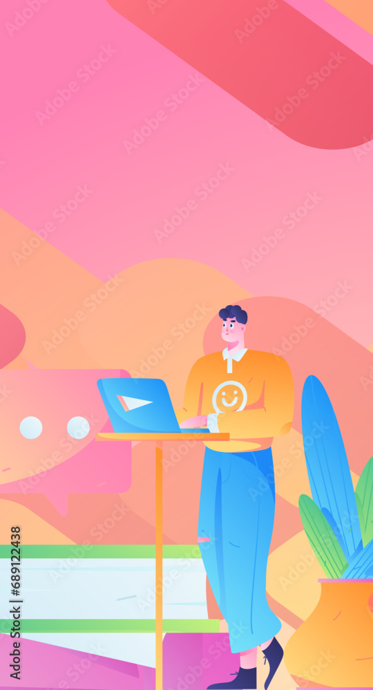 Business People Flat Vector Concept Operation Hand Drawn Illustration
Business People Flat Vector Concept Operation Hand Drawn Illustration