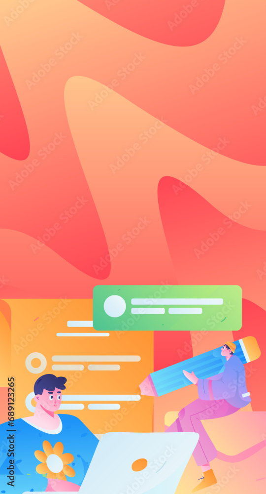Business People Flat Vector Concept Operation Hand Drawn Illustration
Business People Flat Vector Concept Operation Hand Drawn Illustration
