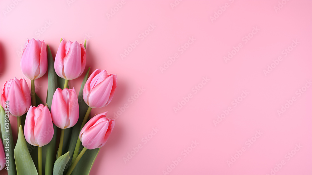 tulip_on_pastal_pink_background_ tulip_on_pastal_pink_background_