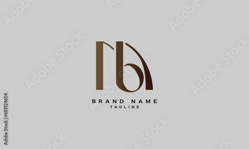 MBA, MAB, BMA, BAM, ABM, AMB, Abstract initial monogram letter alphabet logo design