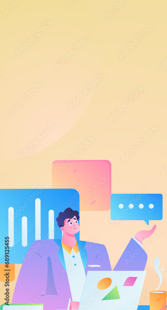 Business People Flat Vector Concept Operation Hand Drawn Illustration
Business People Flat Vector Concept Operation Hand Drawn Illustration