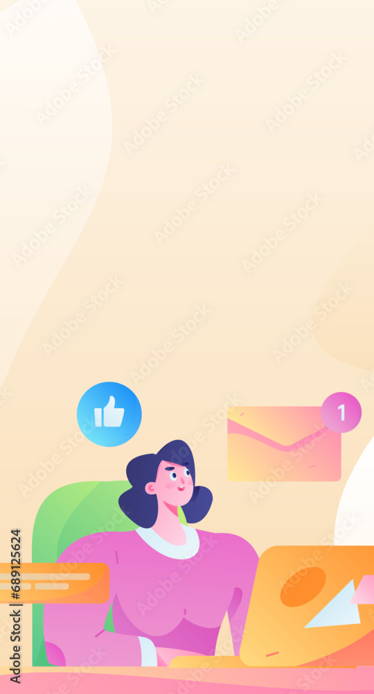 Business People Flat Vector Concept Operation Hand Drawn Illustration
Business People Flat Vector Concept Operation Hand Drawn Illustration