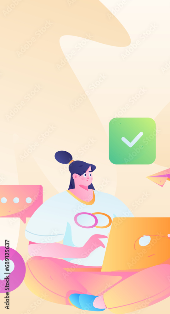 Business People Flat Vector Concept Operation Hand Drawn Illustration
Business People Flat Vector Concept Operation Hand Drawn Illustration
