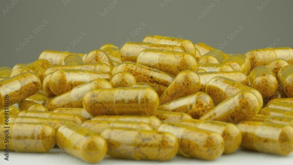 Demonstration of turmeric and other beneficial components in clear
