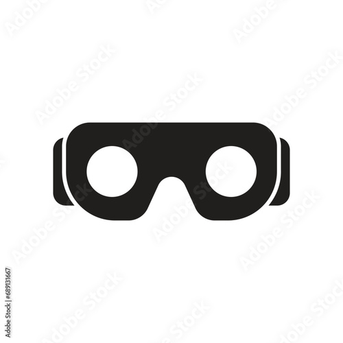 VR Cardboard icon design. isolated on white background. vector illustration