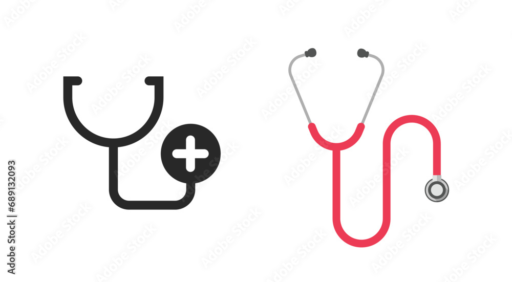 Stethoscope icon vector simple graphic pictogram, flat cartoon heart lungs diagnostic tool graphic, phonendoscope medical illustration set image clipart symbol Stethoscope icon vector simple graphic pictogram, flat cartoon heart lungs diagnostic tool graphic, phonendoscope medical illustration set image clipart symbol