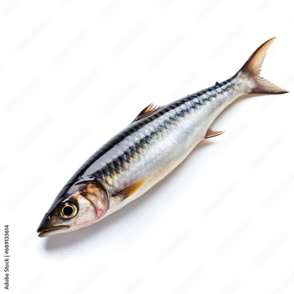 Professional food photography of Mackerel, isolated on white background, Mackerel isolated on white background Professional food photography of Mackerel, isolated on white background, Mackerel isolated on white background