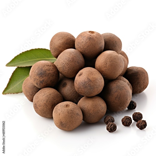 Professional food photography of Allspice  isolated on white background   Allspice isolated on white background