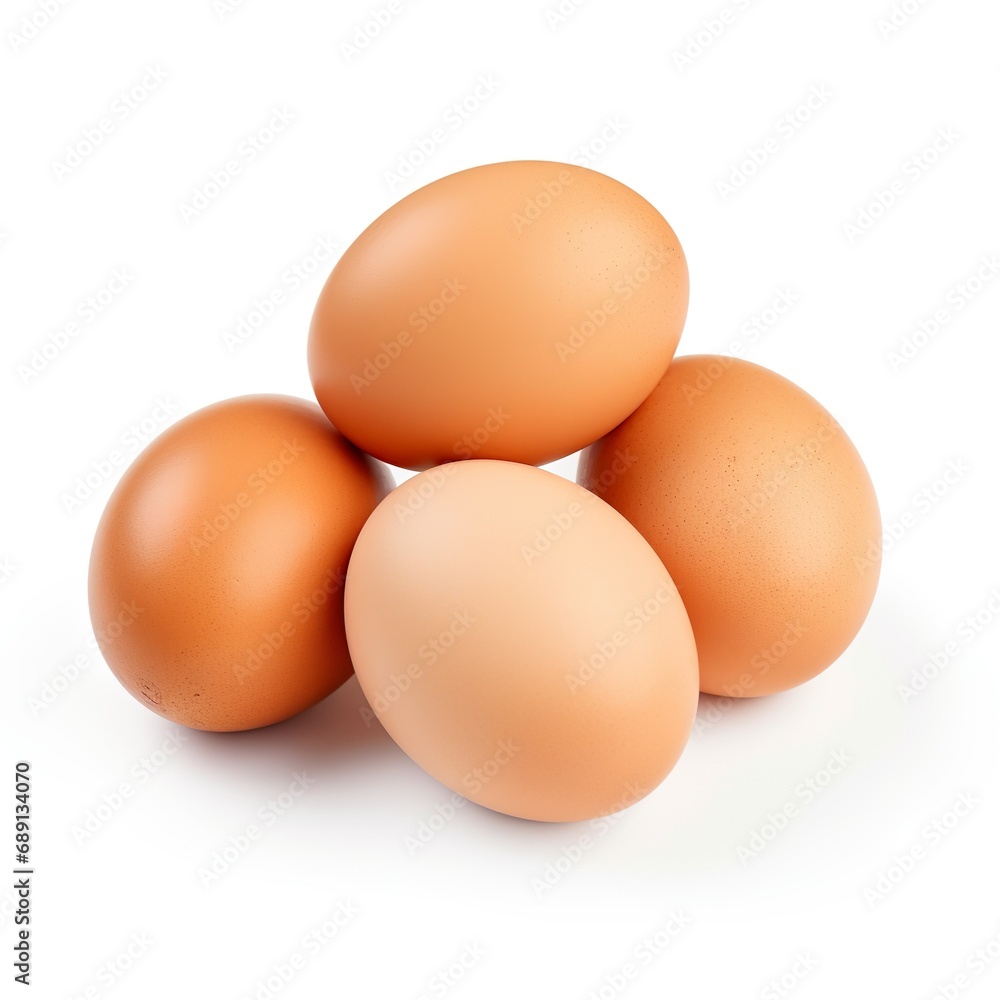 Professional food photography of Chicken eggs, isolated on white background, Chicken eggs isolated on white background Professional food photography of Chicken eggs, isolated on white background, Chicken eggs isolated on white background