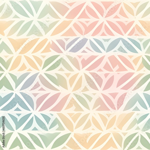 Wallpaper Mural Seamless pattern in pastel colors | generative AI Torontodigital.ca