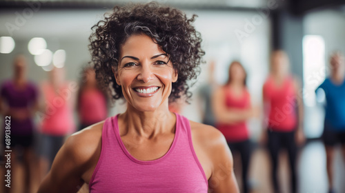 Portrait of a fit senior woman citizen, displaying strength and an active lifestyle, important to keep in shape even at age