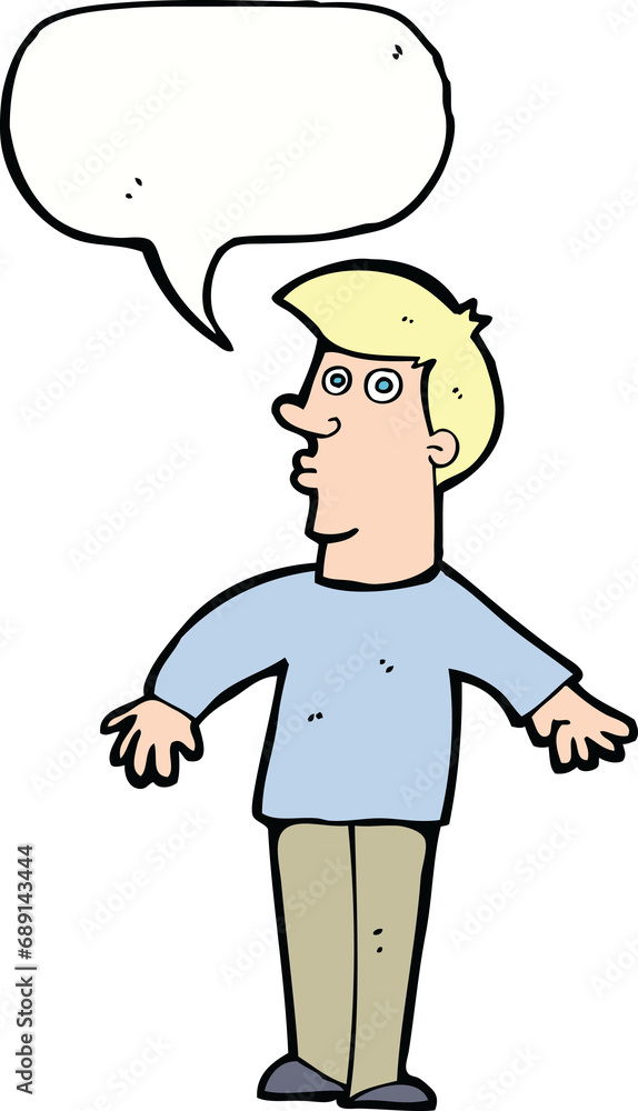 cartoon surprised man with speech bubble cartoon surprised man with speech bubble