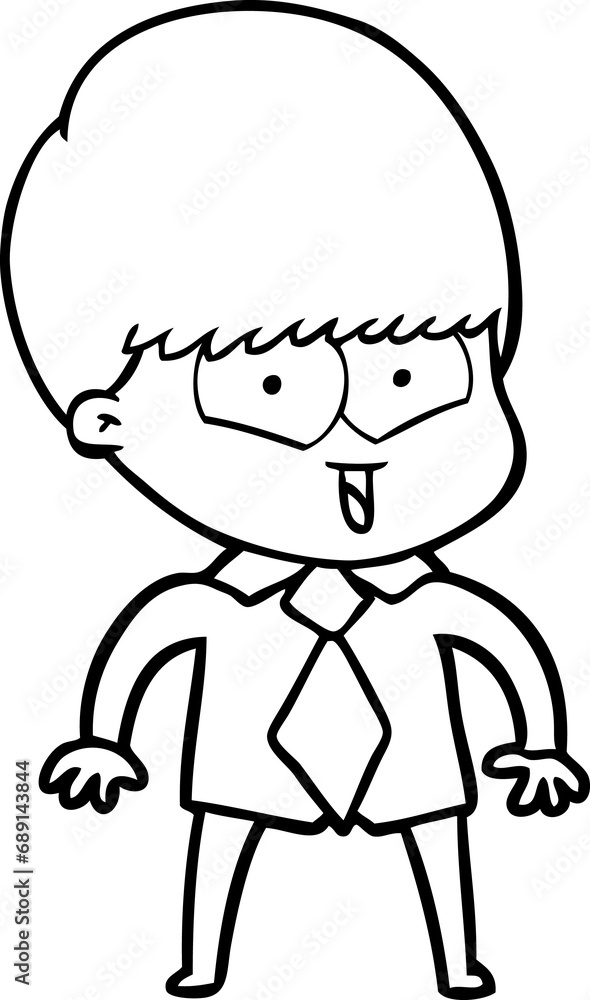 cartoon happy boy cartoon happy boy