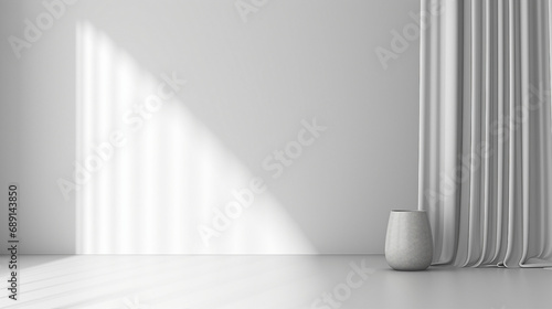 Serene Minimalistic Grey Background: Abstract Artistic Design with Gentle Light - Subtle and Elegant Texture for Contemporary Concepts, Providing Calm and Tranquility.