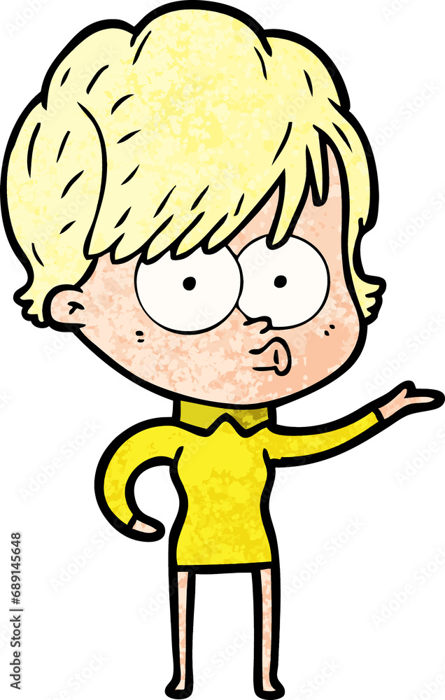 cartoon woman cartoon woman